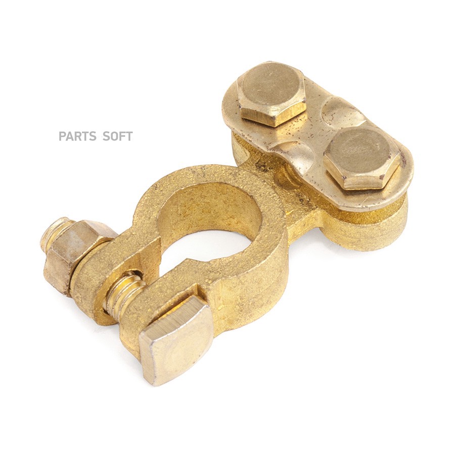 Клемма аккумулятора "AUTOPROFI" (латунь, усиленная планкой) - AUTOPROFI None None